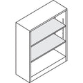 HON Metal Bookcase, Three-Shelf, 34.5w x 12.63d x 41h, Putty