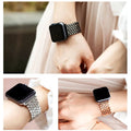 Apple Watch Stainless Steel Strap - Sleek Fish-Scale Design by BandsCo Straps