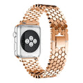 Apple Watch Stainless Steel Strap - Sleek Fish-Scale Design by BandsCo Straps