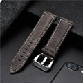 Samsung Galaxy Watch Leather Band - Classic Genuine Design by BandsCo Straps