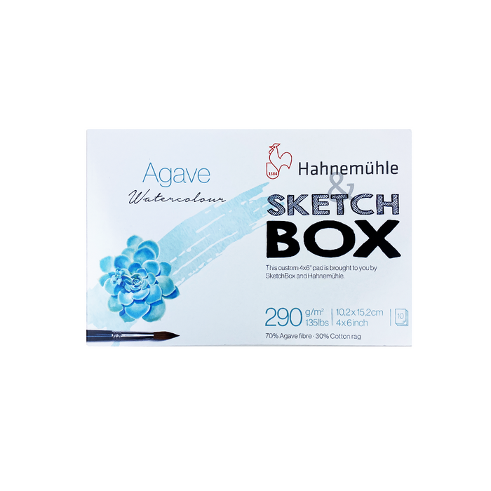 Hahhnemuhle Agave Watercolor Paper 4x6 10 Sheet by ShopSketchBox