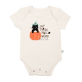 graphic bodysuit | my first halloween cat by Finn + Emma