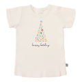 graphic tee | happy holidays tree by Finn + Emma