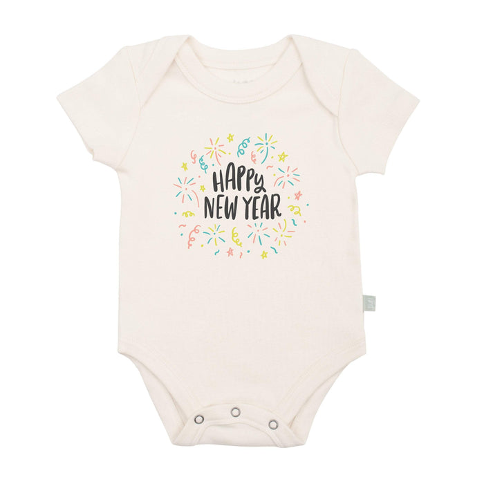 graphic bodysuit | happy new year by Finn + Emma