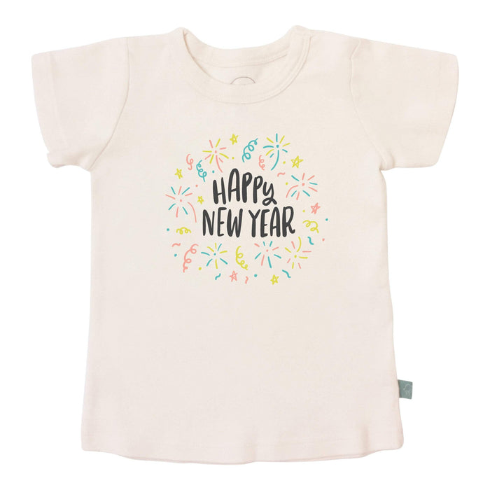 graphic tee | happy new year by Finn + Emma