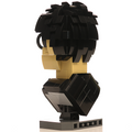 Harry Potter Bust MOC made using LEGO parts by B3 Customs