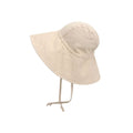 Wide Brim Kids Linen Sun Hat – Breathable UV Protection Toddler Bucket Hat - Baileys by ozznekshoes