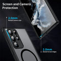 Matte Magnetic Phone Case With Kickstand For Samsung Galaxy S25 S24 S23 S22 Ultra by Merch Section