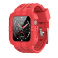 Silicone Apple Band+Case 38/40/41 MM - 42/44/45 MM by Arleathercraft