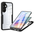360 Full Body Clear PC Shockproof Slim Phone Case With Screen Cover For Samsung Galaxy A35 5G by Merch Section