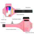 Sports Green Armbands Zipper Running Bag Phone Case Holder Wrist Arm Band Holder Pouch Case For Exercise Workout by Stevvex