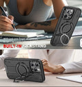 Anti-Shock Magnetic Ring Holder Phone Case for iPhone 17 Pro Max by Merch Section