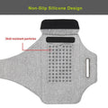 Sports Green Armbands Zipper Running Bag Phone Case Holder Wrist Arm Band Holder Pouch Case For Exercise Workout by Stevvex