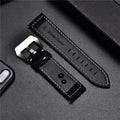 Samsung Galaxy Watch Leather Band - Classic Genuine Design by BandsCo Straps