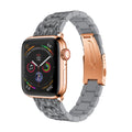 Resin Watchband Strap For Apple Watch Band Series 11/10/9/8/7/6/5/4/ SE / Ultra 1/2/3 by Arleathercraft