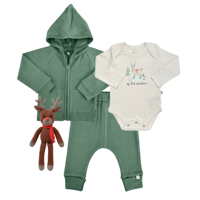 gift set | my first christmas deer 4pc by Finn + Emma