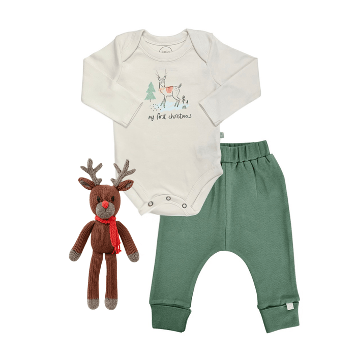 gift set | my first christmas deer 3pc by Finn + Emma