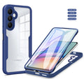 360 Full Body Clear PC Shockproof Slim Phone Case With Screen Cover For Samsung Galaxy A35 5G by Merch Section