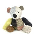 Wool Knit Buddy | Dee the Patchwork Bear by Finn + Emma
