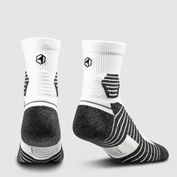Hex Performance - Basics - Quarter (White) by Rock 'Em Socks