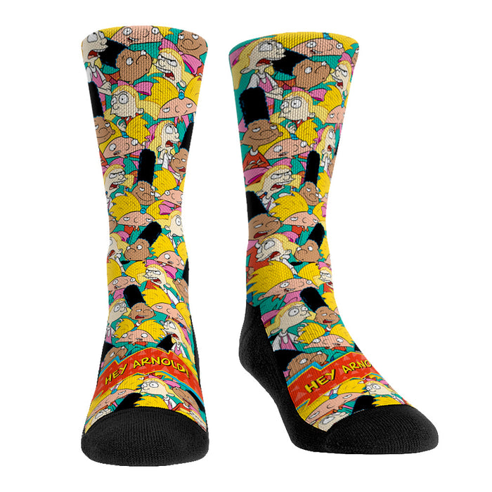 Hey Arnold - Stacked Characters by Rock 'Em Socks