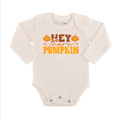 graphic bodysuit | hey there pumpkin (long sleeve) by Finn + Emma