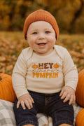 graphic bodysuit | hey there pumpkin (long sleeve) by Finn + Emma