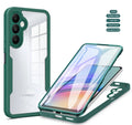 360 Full Body Clear PC Shockproof Slim Phone Case With Screen Cover For Samsung Galaxy A35 5G by Merch Section