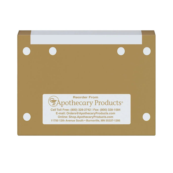 Apothecary Heavyweight Double-Fold Rx File Folder, 11-inch - Tan (100 Count) by Pasteur Pharmacy