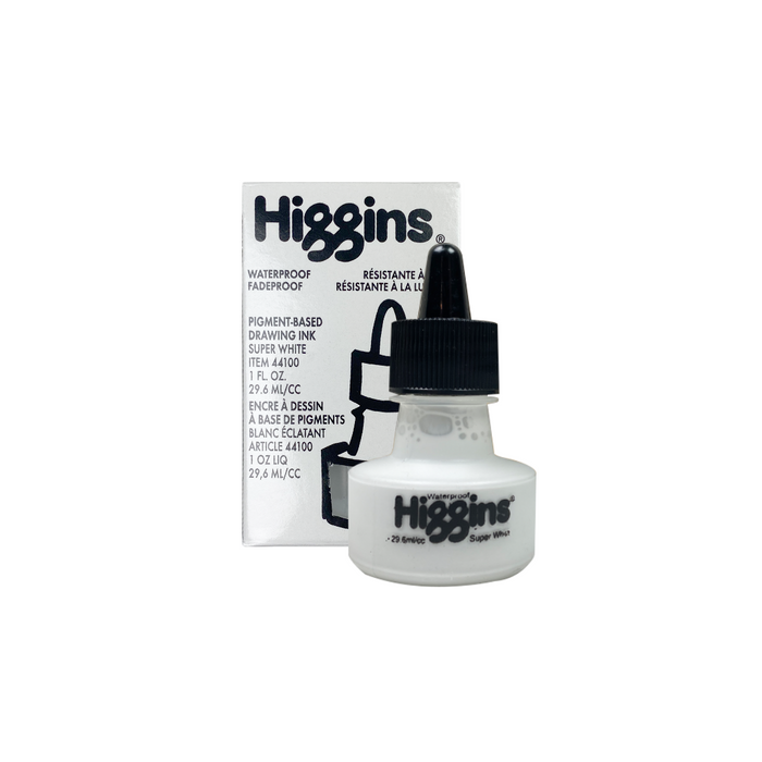 Higgins Drawing Ink--Super White 1oz by ShopSketchBox