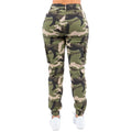 High Waist Camo Joggers with Utility Pockets by The House of Stylez