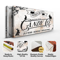 Honey Bunny Candy Company Sign by Tailored Canvases