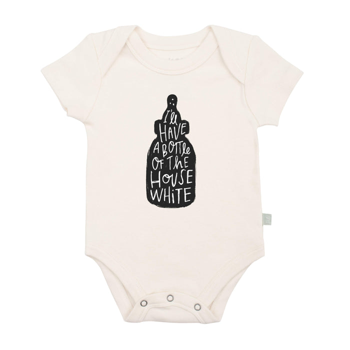 graphic bodysuit | house white by Finn + Emma