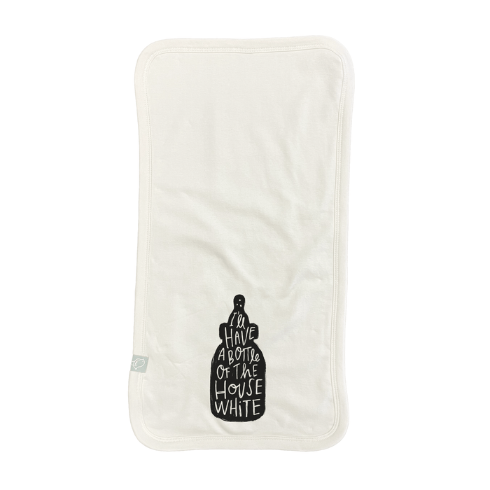 burp cloth | house white by Finn + Emma