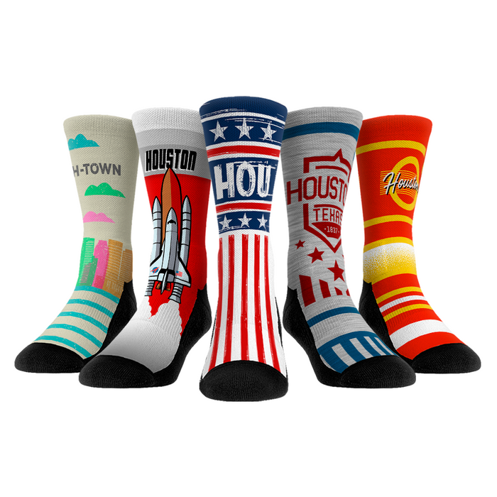 Houston Bundle 5-Pack by Rock 'Em Socks