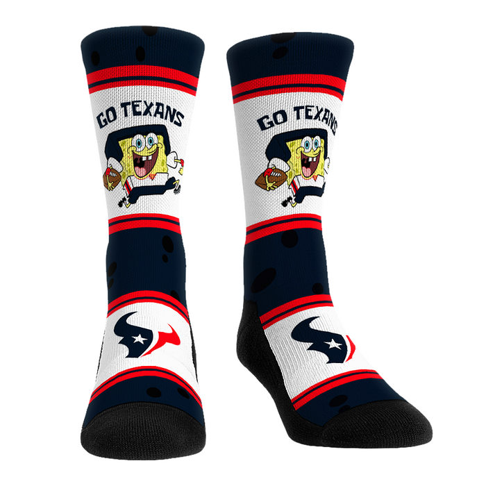 Houston Texans - SpongeBob SquarePants - Team Up by Rock 'Em Socks