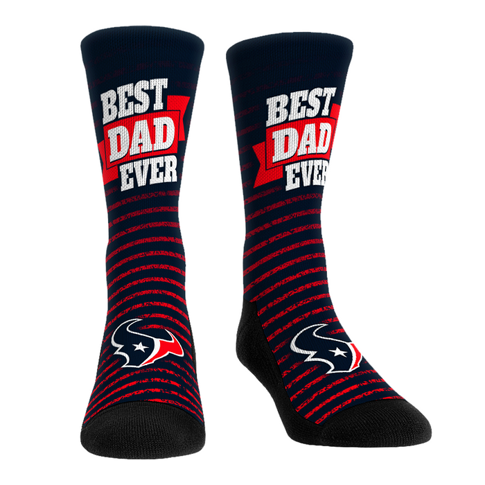Houston Texans - Best Dad Ever by Rock 'Em Socks