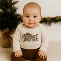 long sleeve graphic bodysuit | howdy christmas by Finn + Emma