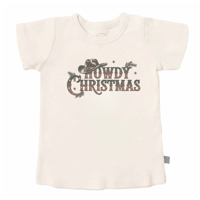 graphic tee | howdy christmas by Finn + Emma