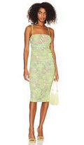 AFRM Hazel Snake Print Ruched Dress, Size XL by Vanessa Jane