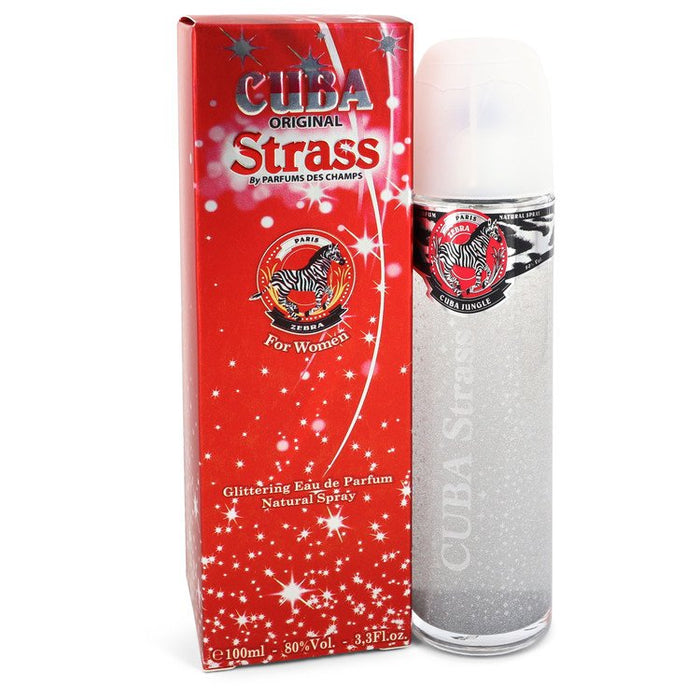 Cuba Strass Zebra by Fragluxe Eau De Parfum Spray 3.4 oz for Women by Avera Group