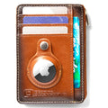 RFID Secure Slim Leather AirTag Wallet by ID Stronghold