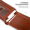 Mens RFID 10 Slot Bifold Wallet with ID Window by ID Stronghold