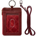 RFID Wallet Dual Portrait ID Leather Badge Holder by ID Stronghold