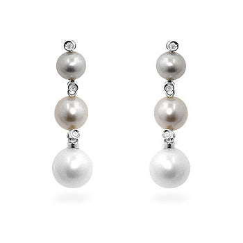 Multicolor Pearl Earrings by Avera Group