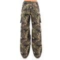 High Waist Wide Leg Camo Pocket Pants- RJH30589 by The House of Stylez