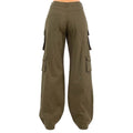 Curvy High Waist Wide Leg Pocket Cargo Pants- RJH30589P by The House of Stylez