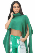 Turtleneck Cropped Cape by The House of Stylez