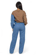 Two Piece Two Tone Long Sleeve Pants Set by The House of Stylez