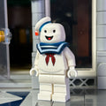 Marshmallow Man Minifig made using LEGO parts by B3 Customs